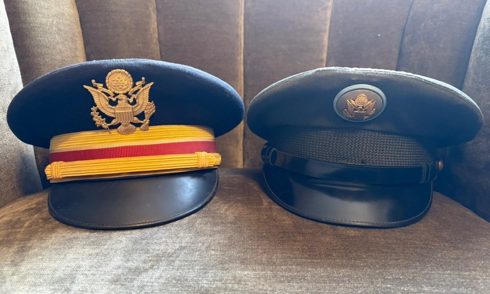 US Army Officers Peaked Caps.