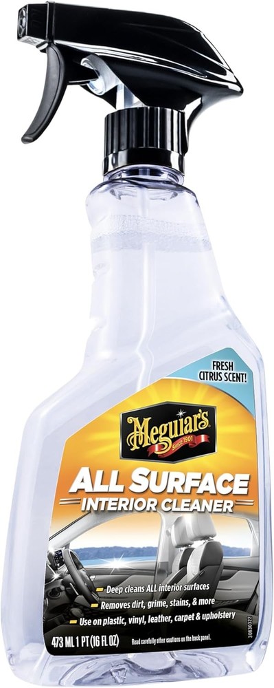 Meguiar's All Surface Interior Cleaner, Safe Multi-Surface Car Interior Spray