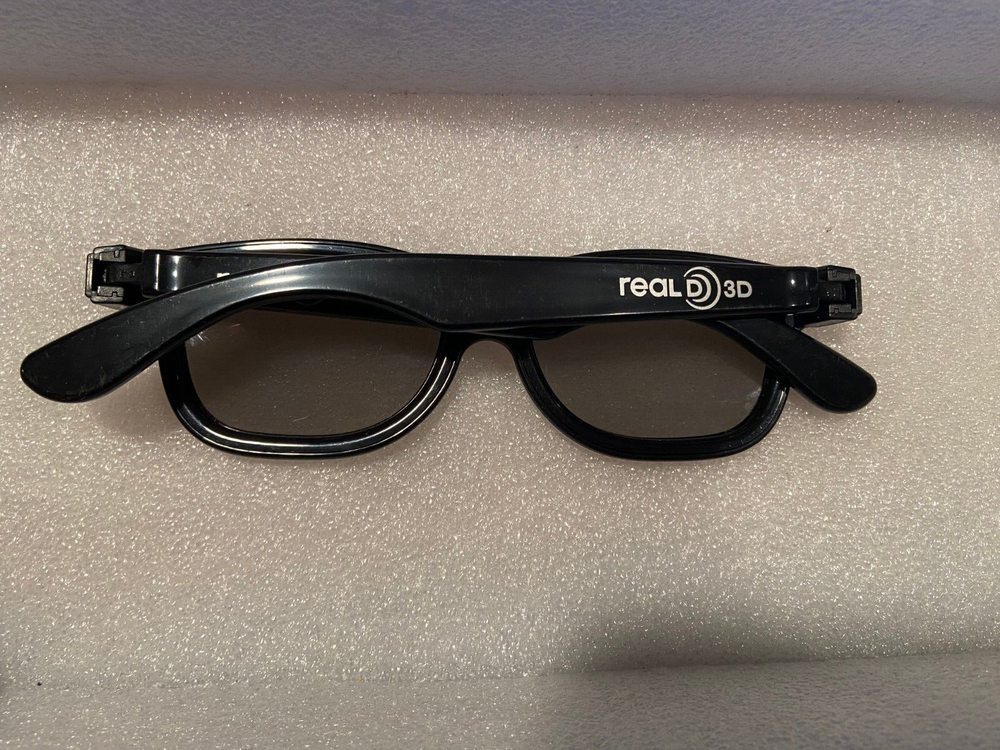 1 Pair Real D 3D Glasses *Pre-Owned/Nice Condition* BT1