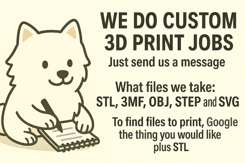 Custom 3D print services