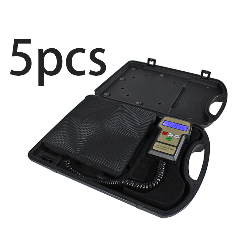 5 PCS Electronic Refrigerant Scale Charging Digital Weight Scale with Case HVAC