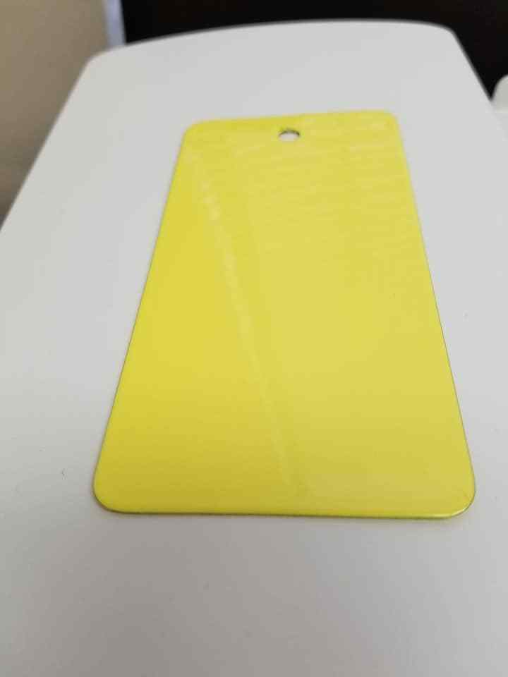 Sulfur Yellow Polyester Powder Coating RAL 1016