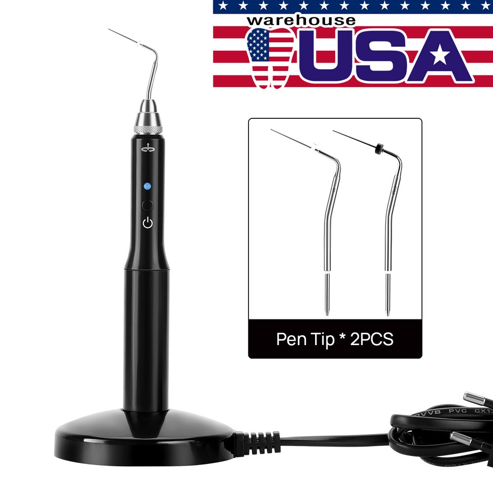 Wireless Dental Endodontic Gutta Percha Obturation System Endo Heated Pen +2 Tip
