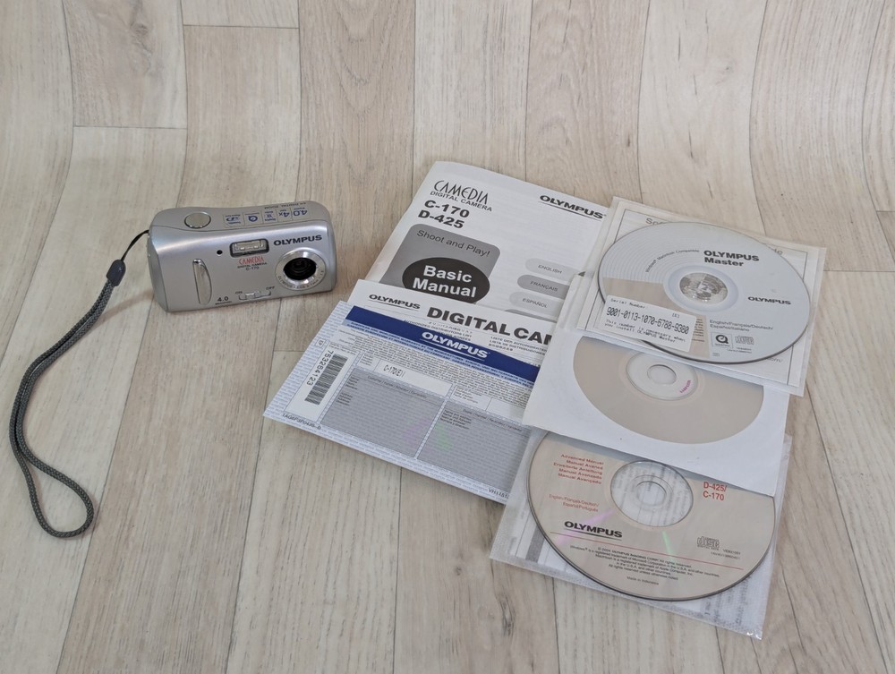 Olympus Camedia C-170 4mp Digital Camera  Tested Working