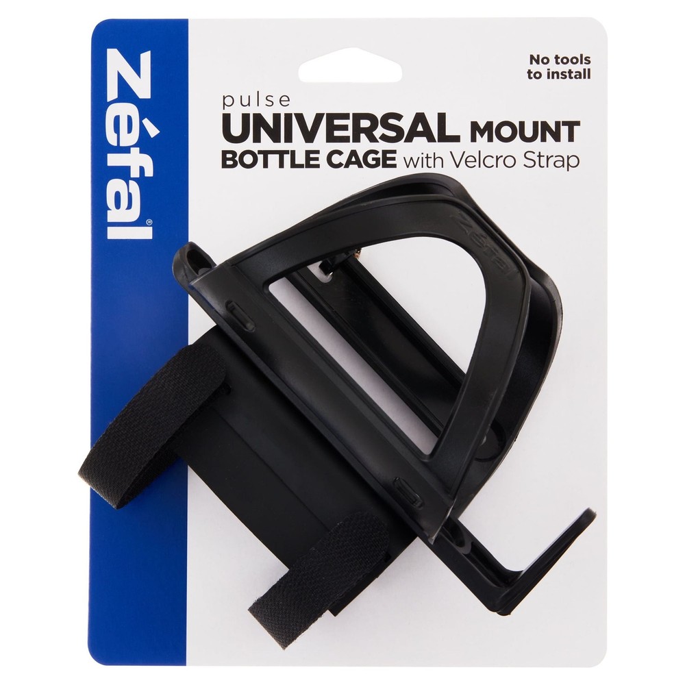 Pulse Universal Water Bottle Bike Cage (Multi-Position, Black)
