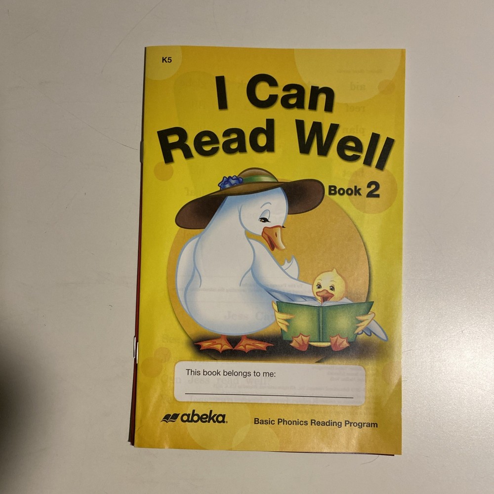 Abeka I Can Read Well Books 1-5 K5 Basic Phonics Reading Program