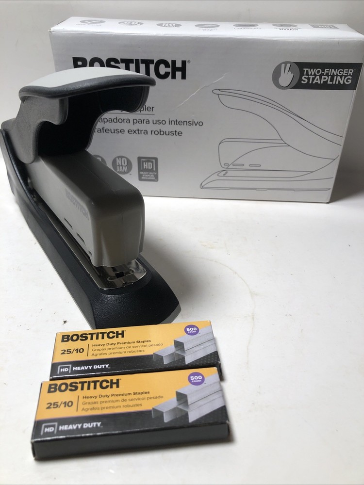 Bostitch No Jam Two-Finger Heavy Duty Stapler