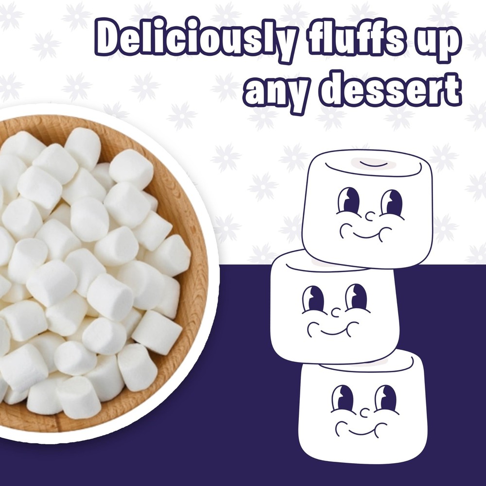 [Mini] Case Pack 12 Pounds Bulk Campfire Mini Marshmallows - (12) One Pound B...
