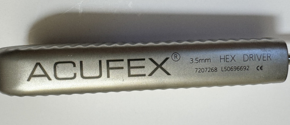 Acufex 2.0mm Cannulation 3.5mm Hex Driver 7207268