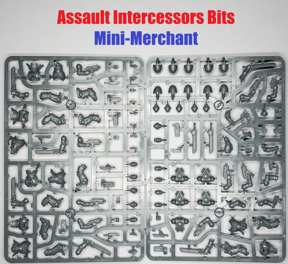 Bits Primaris Assault Intercessors Space Marines Warhammer 40k