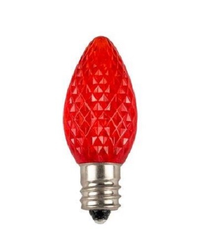RED C7 LED Light BULB E12 Socket Candelabra Base Christmas NEW LED-C7-RED
