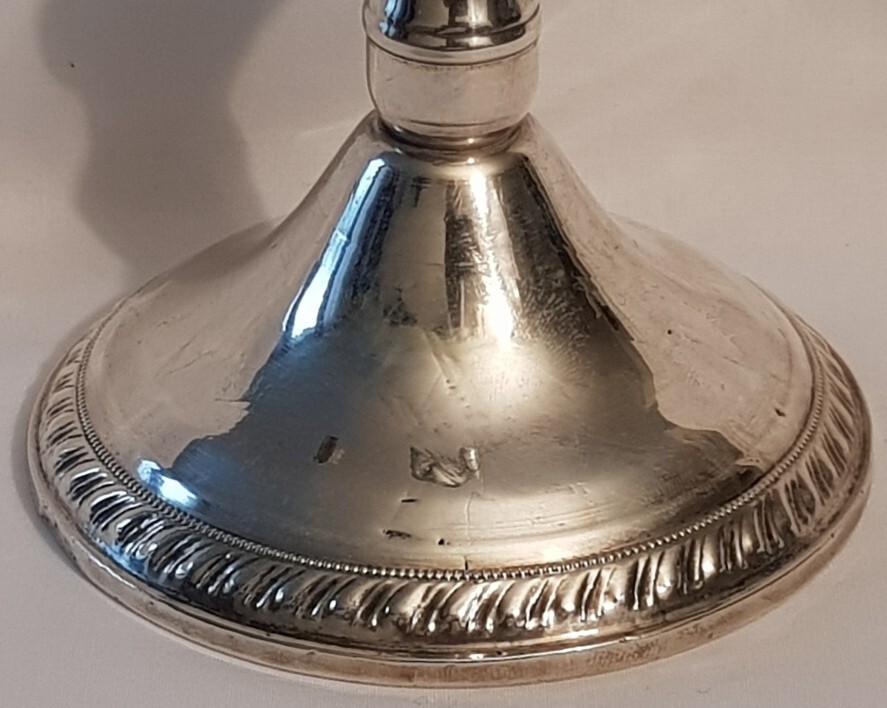 silver candlesticks