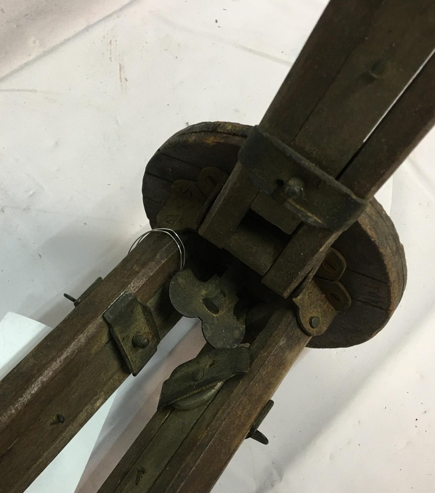 Wood Tripod transit survey vintage stand rustic primitive