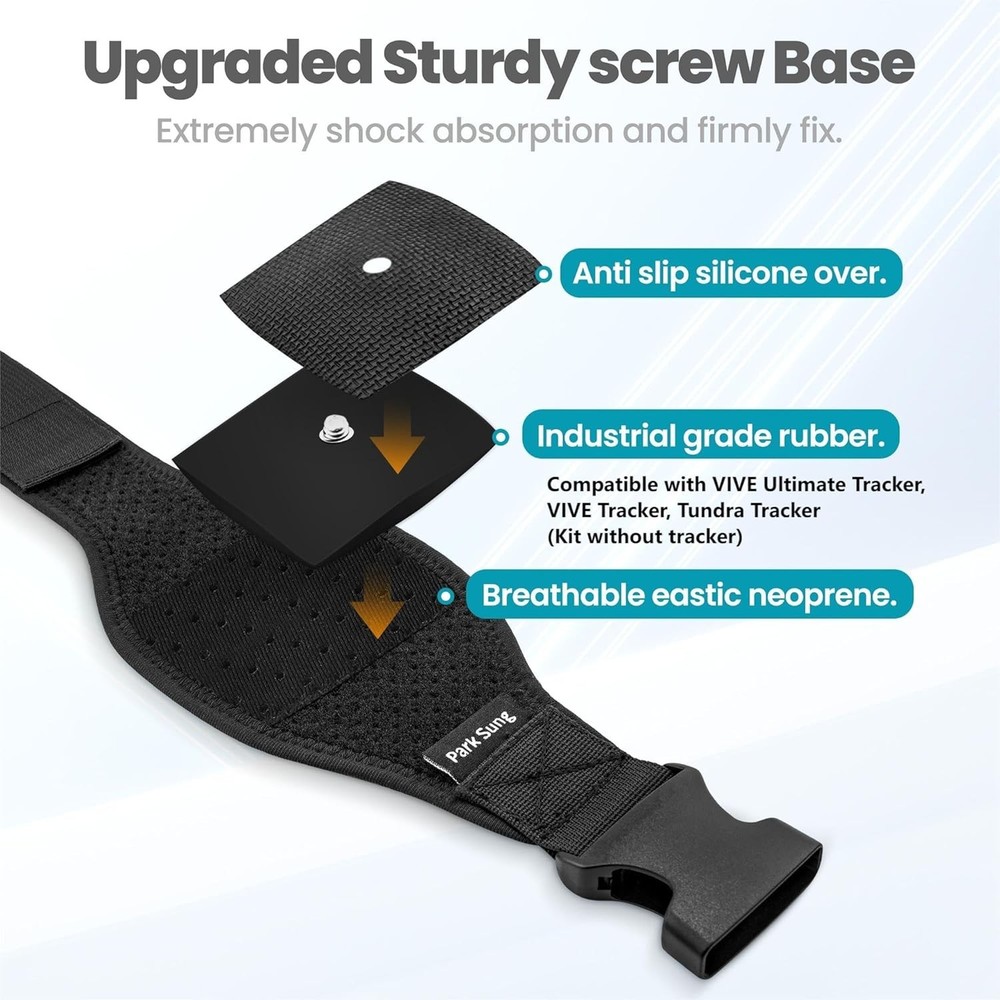 Comfort-Driven VR Tracker Strap and Belt: Enhanced Stability for HTC Vive Users