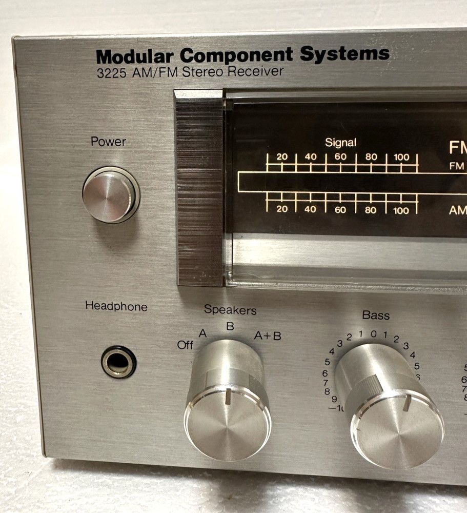 MCS MODULAR COMPONENTS SYSTEM RECEIVER 3225 Tested & Working!