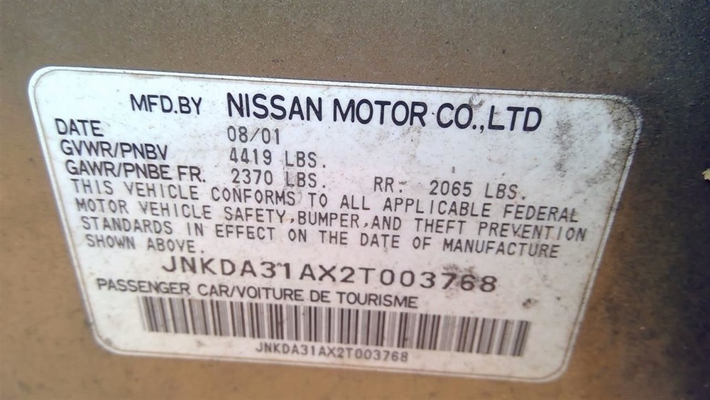 Engine ECM Electronic Control Module Under Console Fits 02 INFINITI I35 252457