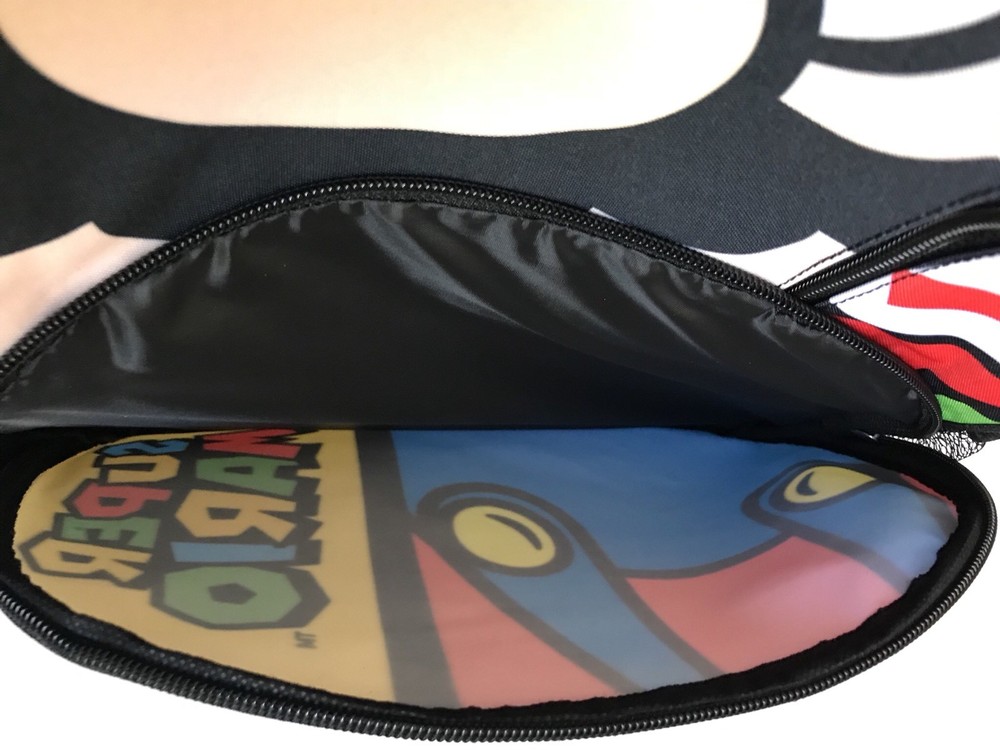 Backpack 16" Super Mario Body Multi-Compartment Reflective Strips NWT