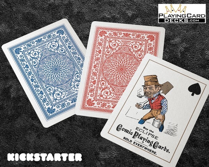Eclipse Comic (Red) - Playing Cards -