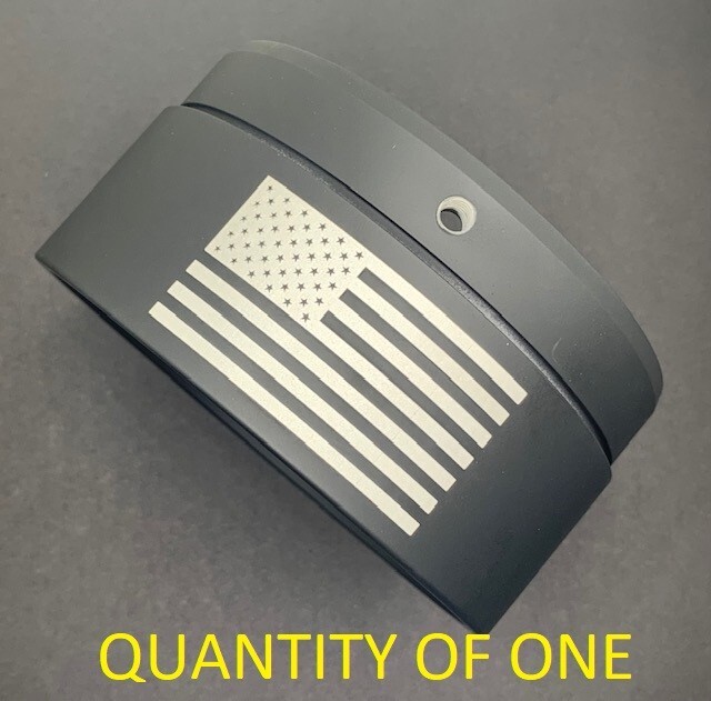"Basic-F" Black End Cap Fits Tab Performance / Exhaust Muffler Tip fits on 4.5" 