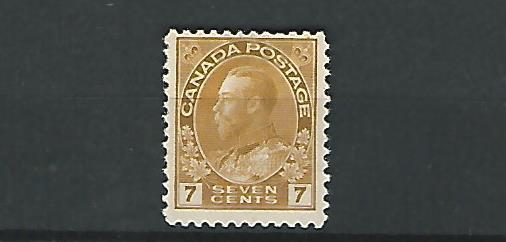 Canada, Postage Stamp, #113 Mint Hinged, 1922, JFZ