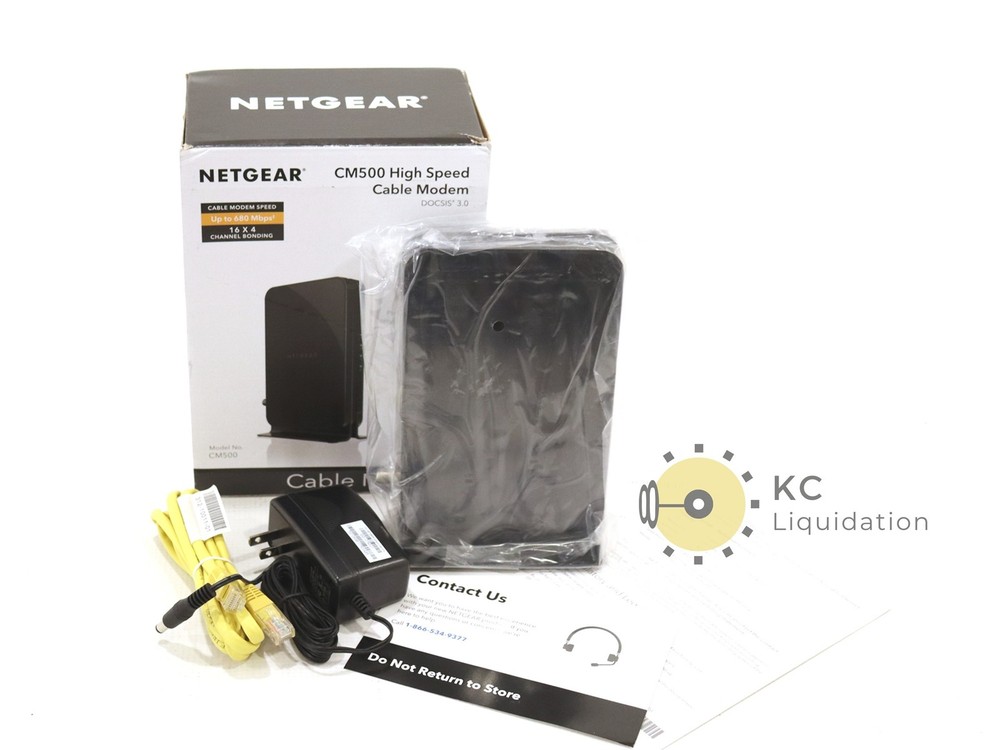 NETGEAR CM500 High Speed Cable Modem (CM500-100NAS)