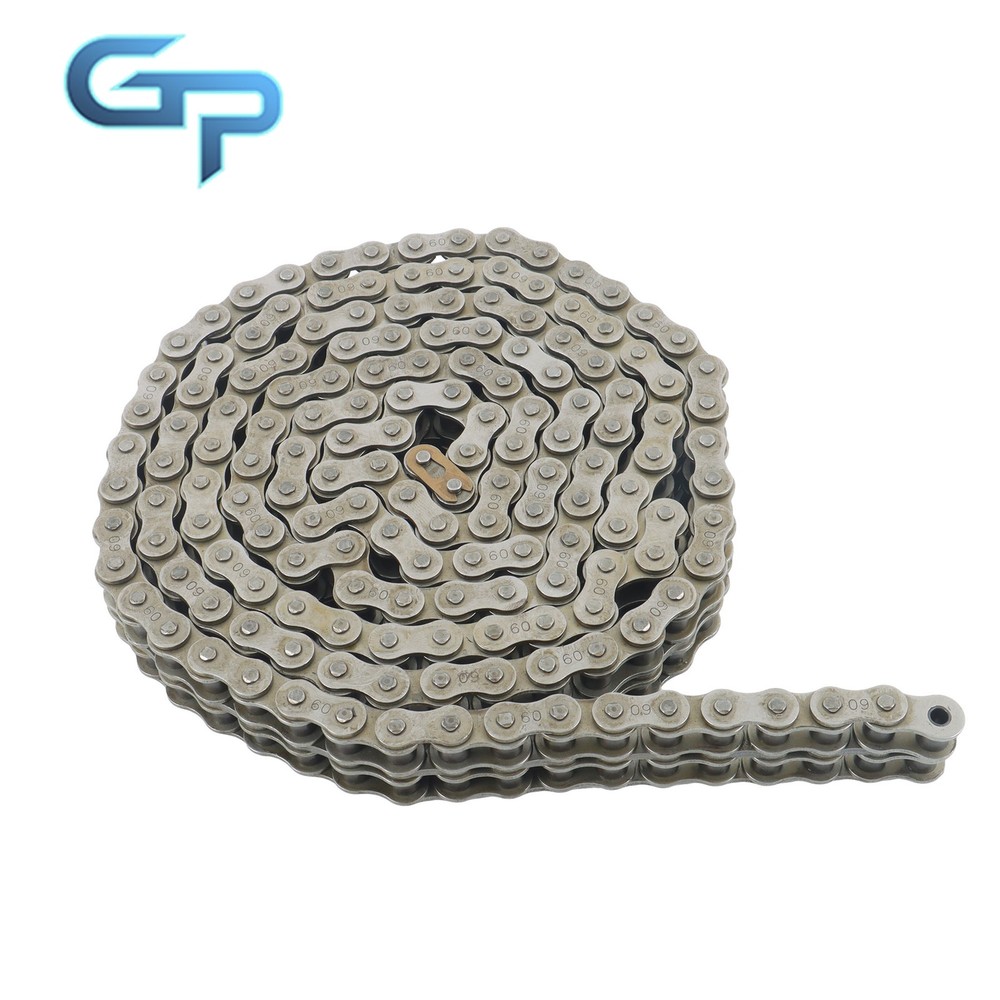 #60-2 Double Strand Duplex Roller Chain 10 Ft with 2 Connect Links