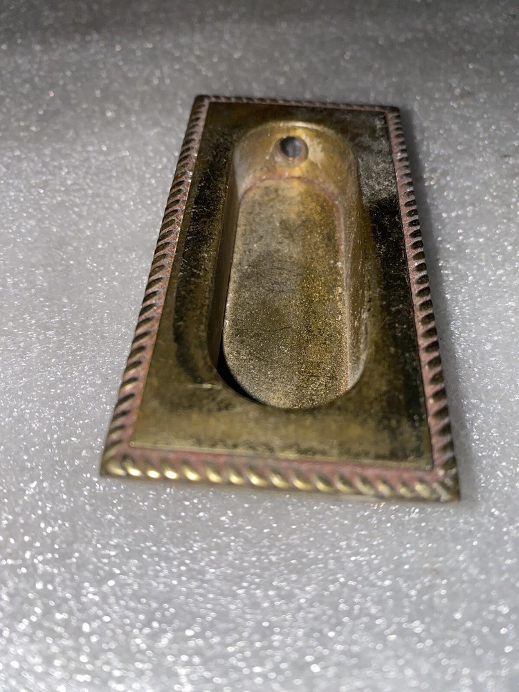 ANTIQUE Corbin Rope Design WINDOW SASH LIFT PULLER Cast Brass