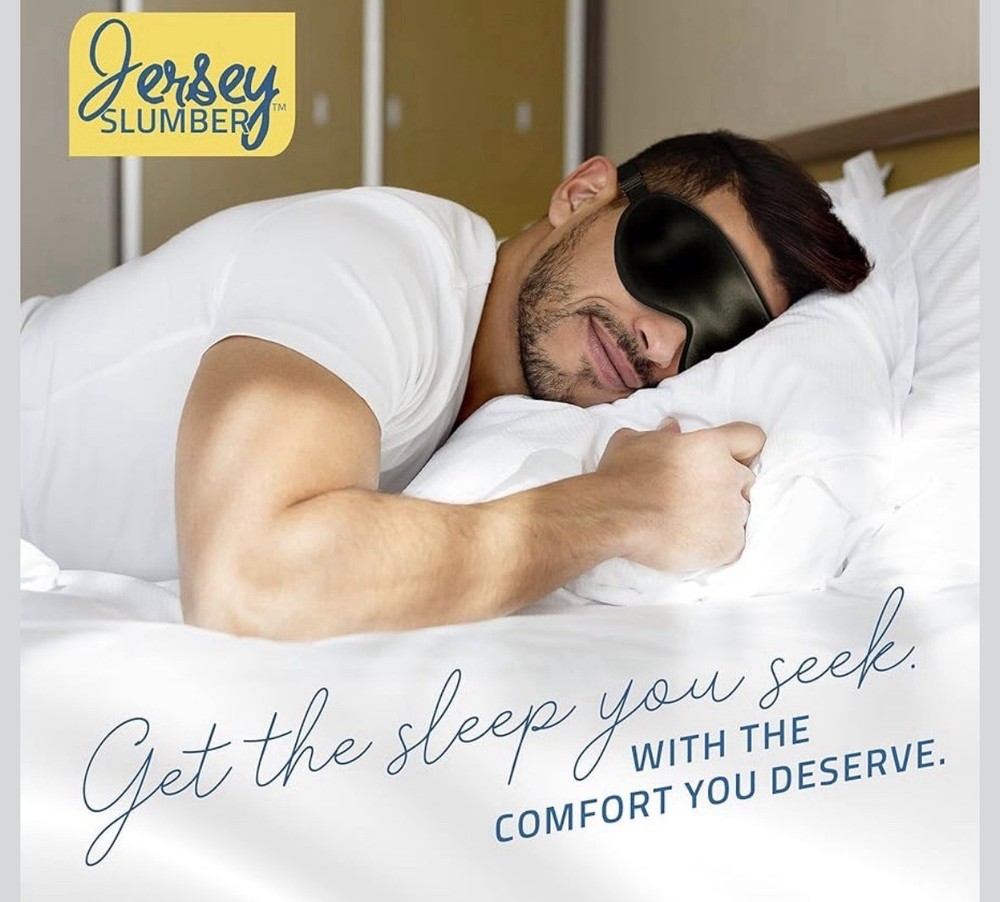 Jersey Slumber JER-001 Sleeping Eye Mask - Black