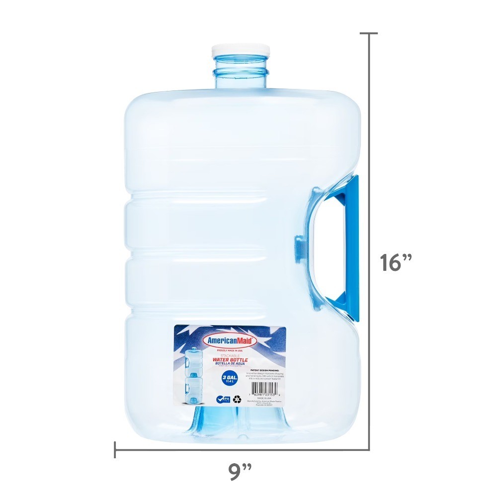 Stackable Refillable Water Storage Gallon 3 Gallon Free