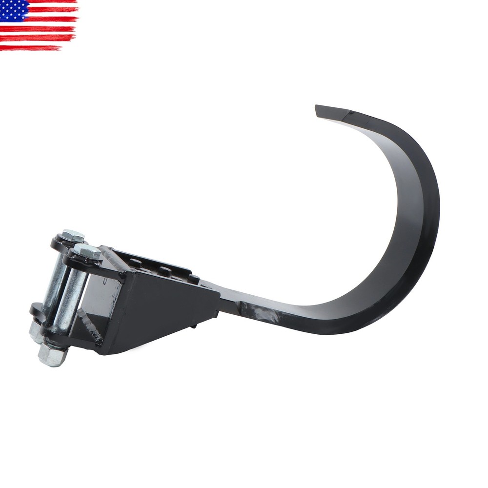 Black 370mm Tree Digging Blade Root Cutting Tool For Mini Excavator Root Planer