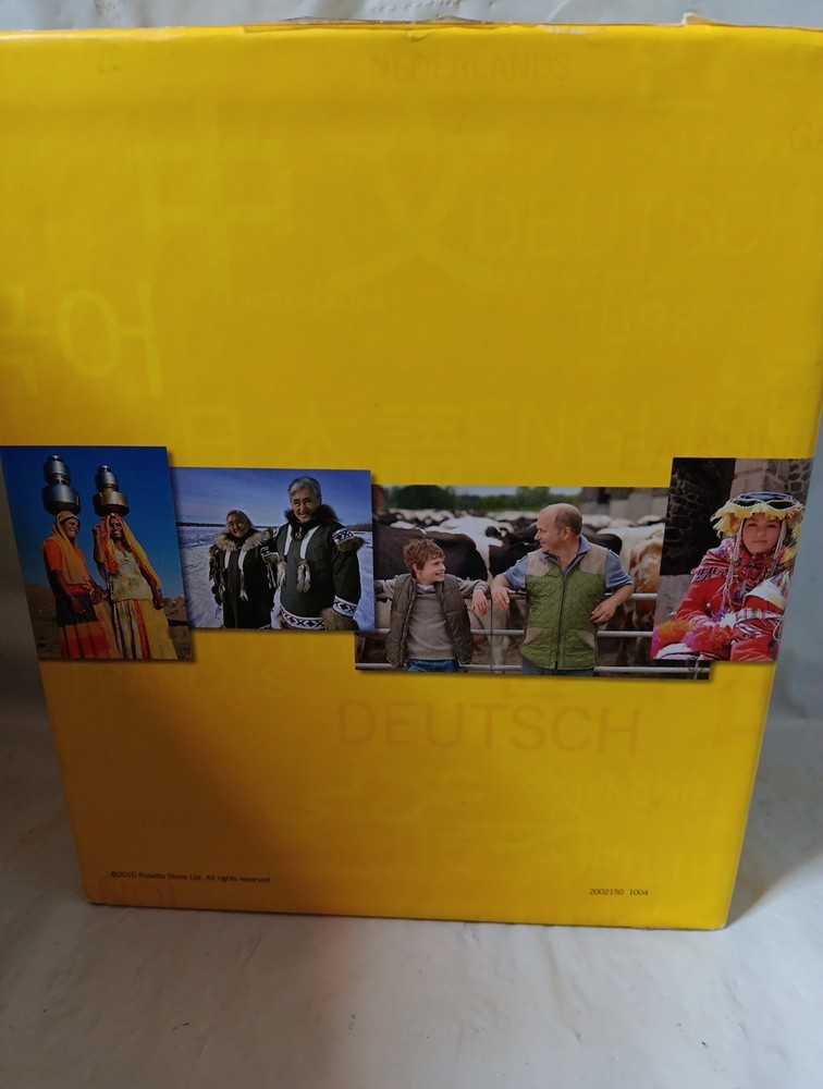 Rosetta Stone Arabic Language Learning Software CDs Set Includes Level 1, 2, 3