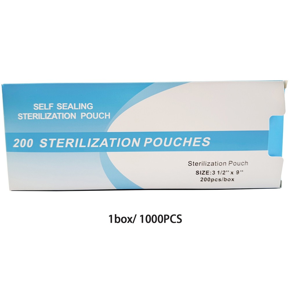 4000PCS Sterilization Pouches Autoclave Sterilizer Bags Color Changing Indicator