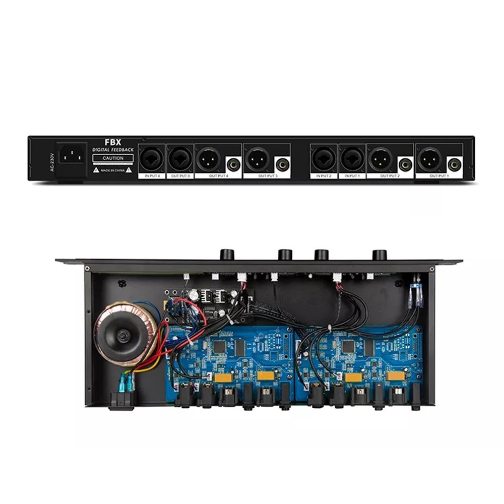 FBX440 High Quality 4 channels Digital Karaoke Processor Feedback Suppressor
