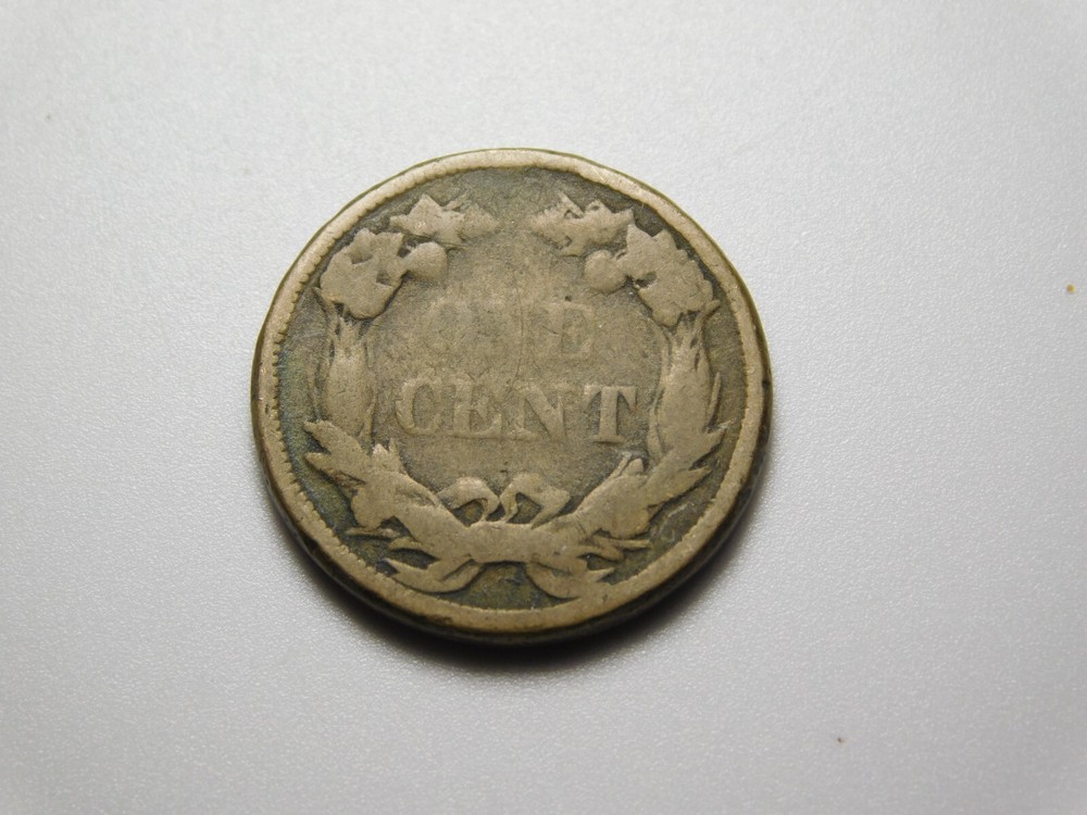 OLD US COIN 1858 FLYING EAGLE PENNY CENT