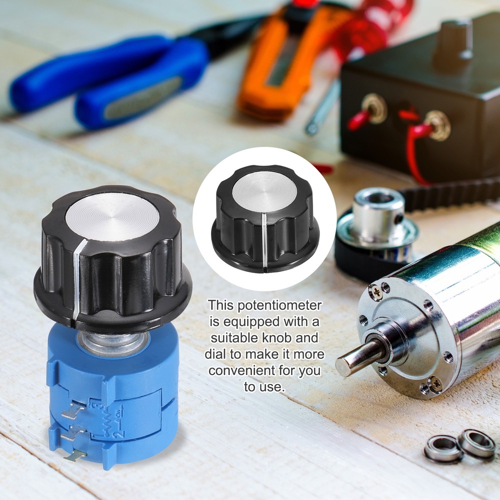 2 Sets 3590S-2-502L 5Kohm Precision Multi Turn Wirewound Potentiometer Type A03