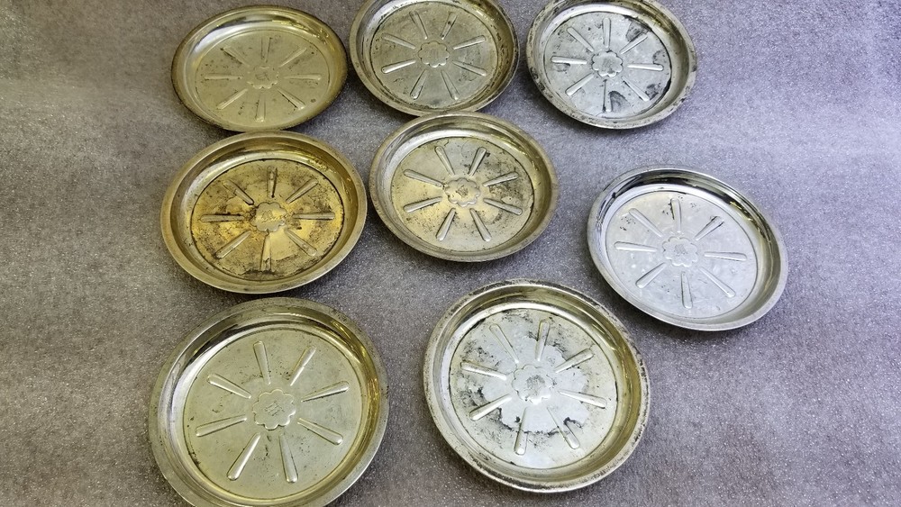 8 TIFFANY & CO. STERLING SILVER PLATES  1920
