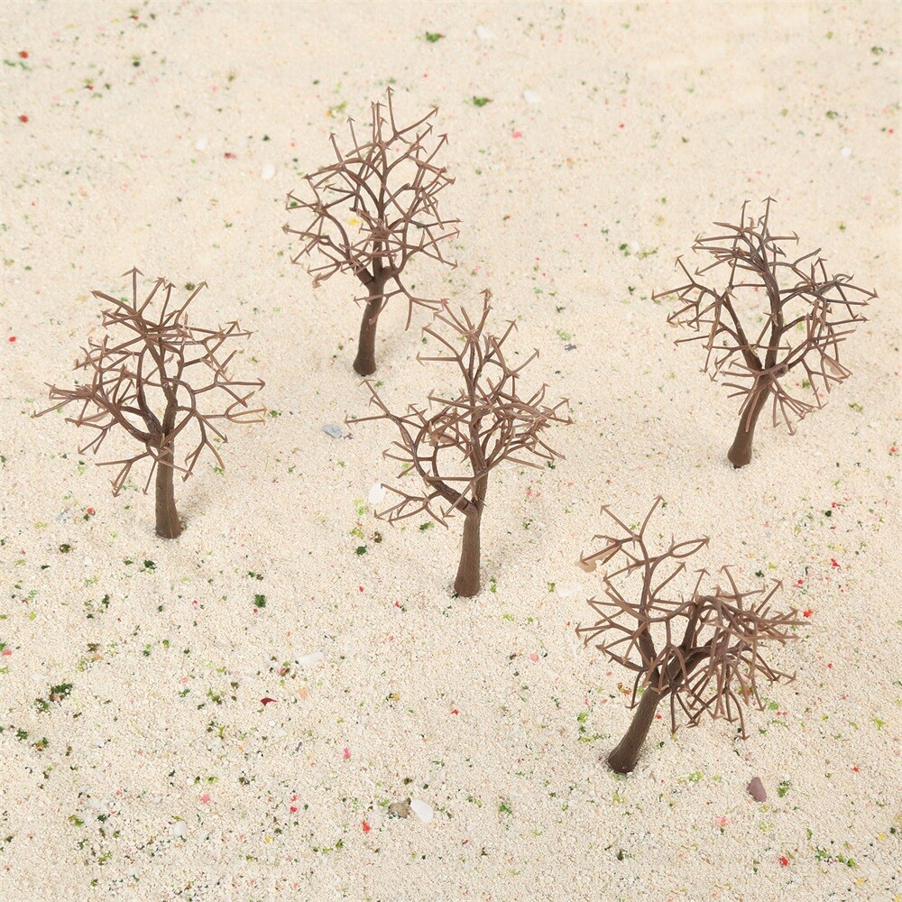 10Pcs Scenery Landscape Model Bare Trunk Tree Architectural Railroad Layout
