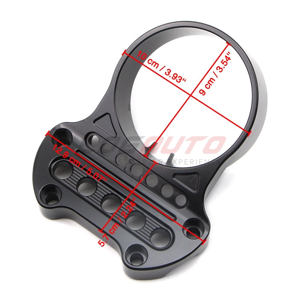 For Harley Dyna Street Bob 2006+ Speedometer Bracket Relocation Indicator Clamp