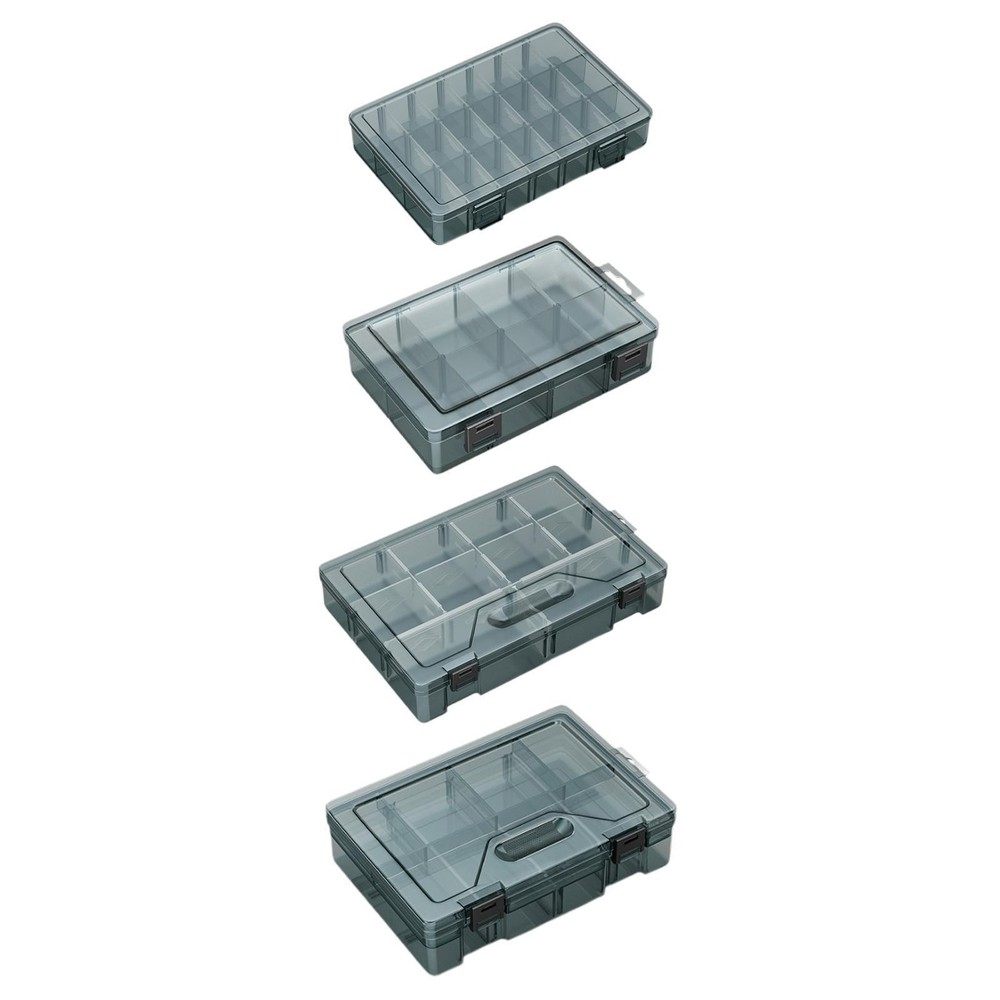 Screw Organizer Storage Bin Hardware Storage Box Garage Removable with Lid