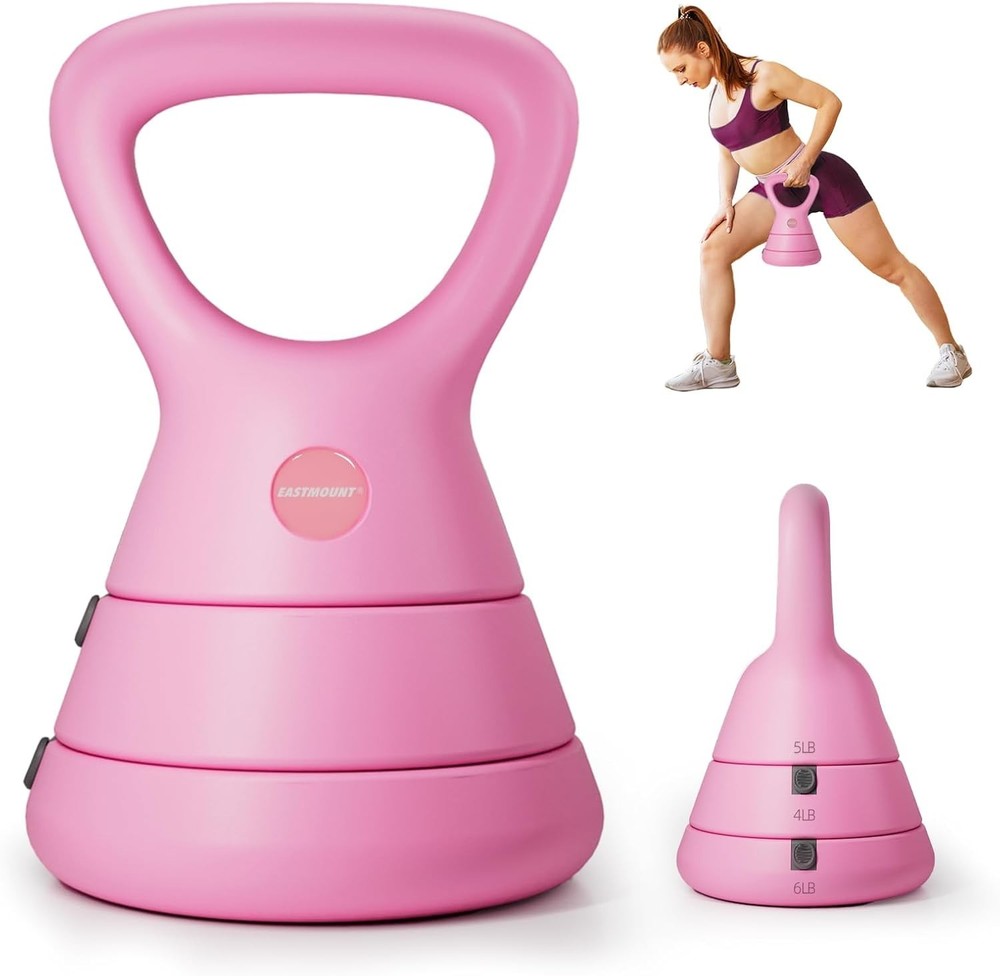 15LB Adjustable Kettlebell Set 3-in-1 Adjustable Weights Wide Triangle Handle