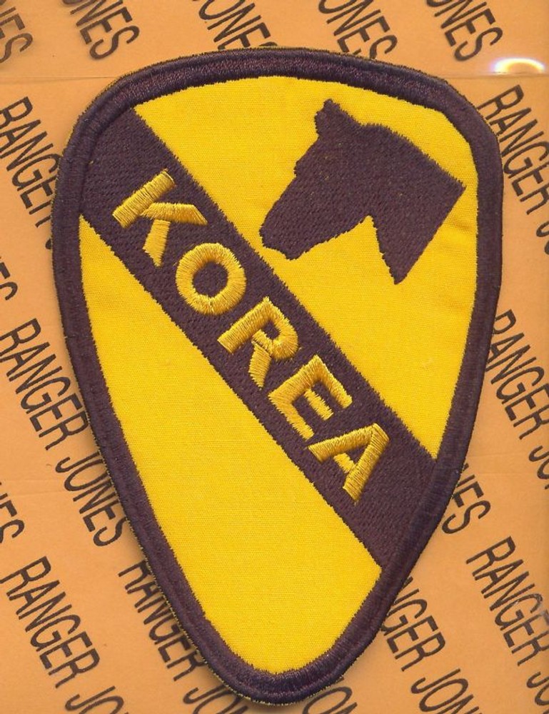 1st Cavalry Division KOREA 5" patch c/e