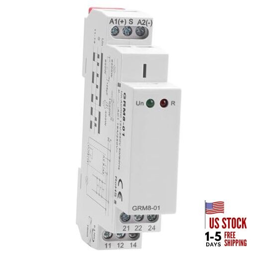 Electronic Impulse Latching Relay, GRM8-01 16A Memory GRM8-01AC/DC12V~240V