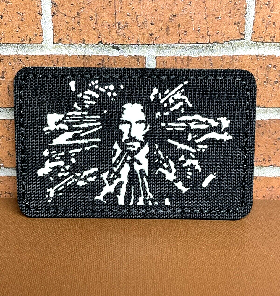 Tactical Patch - John Wick Patch - Glow in Dark Morale Wick Patch - Hook & Loop