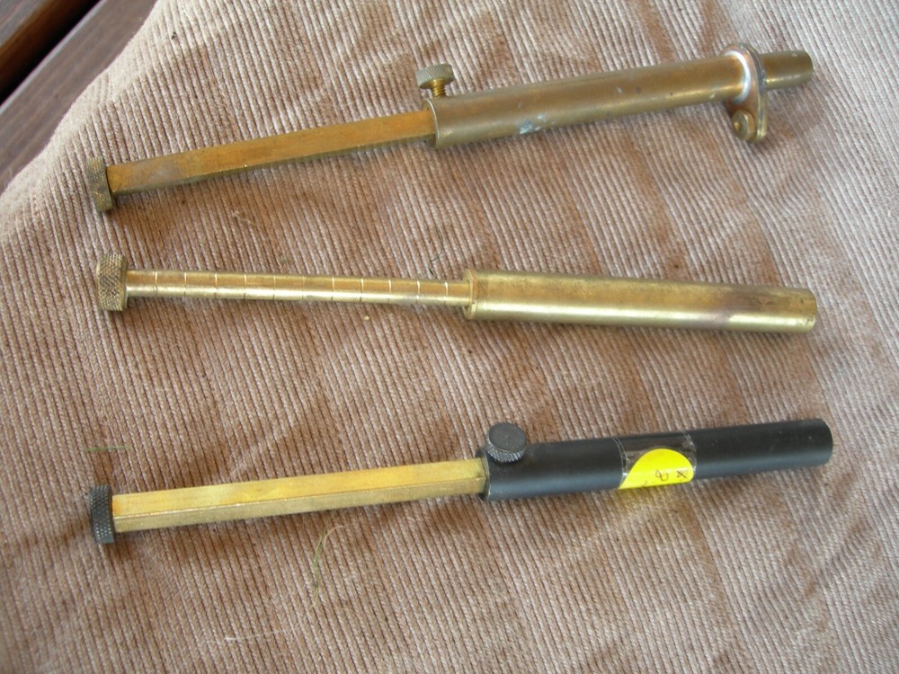 Muzzle Loader Reloading Brass Powder Measure Lot of 2