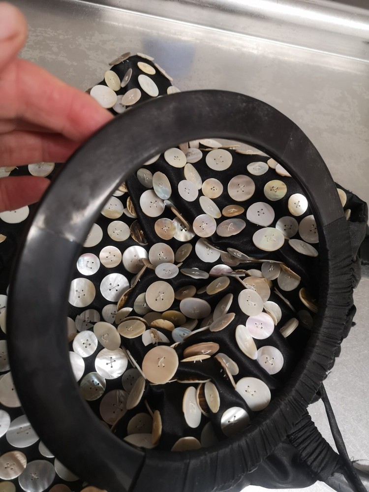 Antique Pearly Queen Handbag