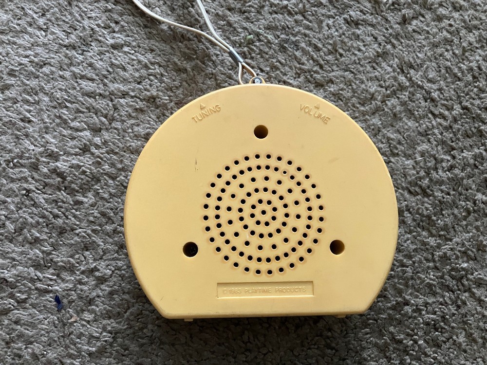 Cabbage Patch Kids Transistor Radio 1983 w/ Strap