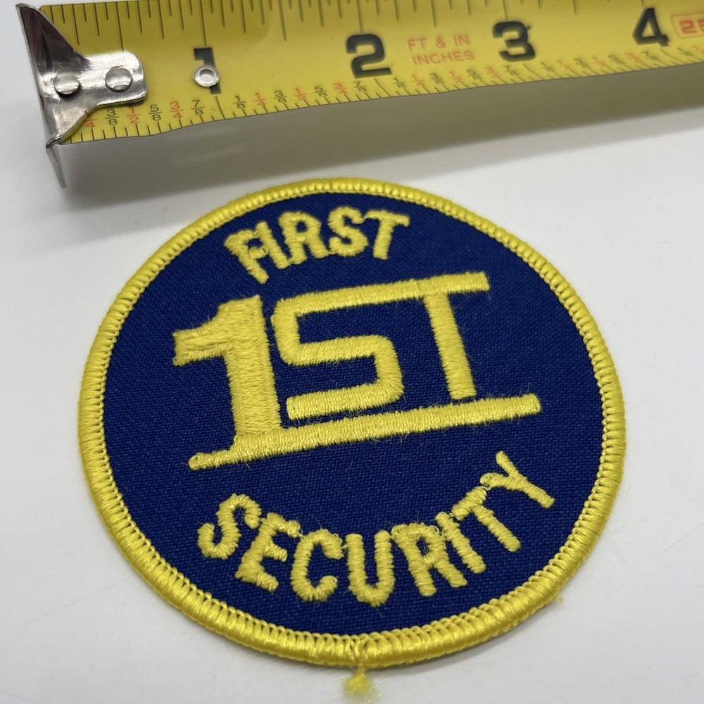 First Security Company 1st Security ERROR Patch Security Guard 3” Round