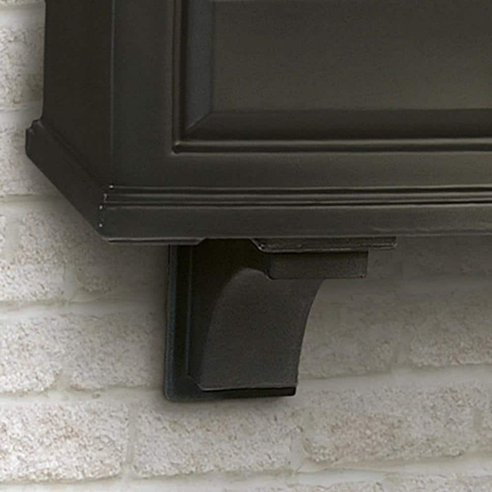 Nantucket Black Polyethylene Decorative Corbel