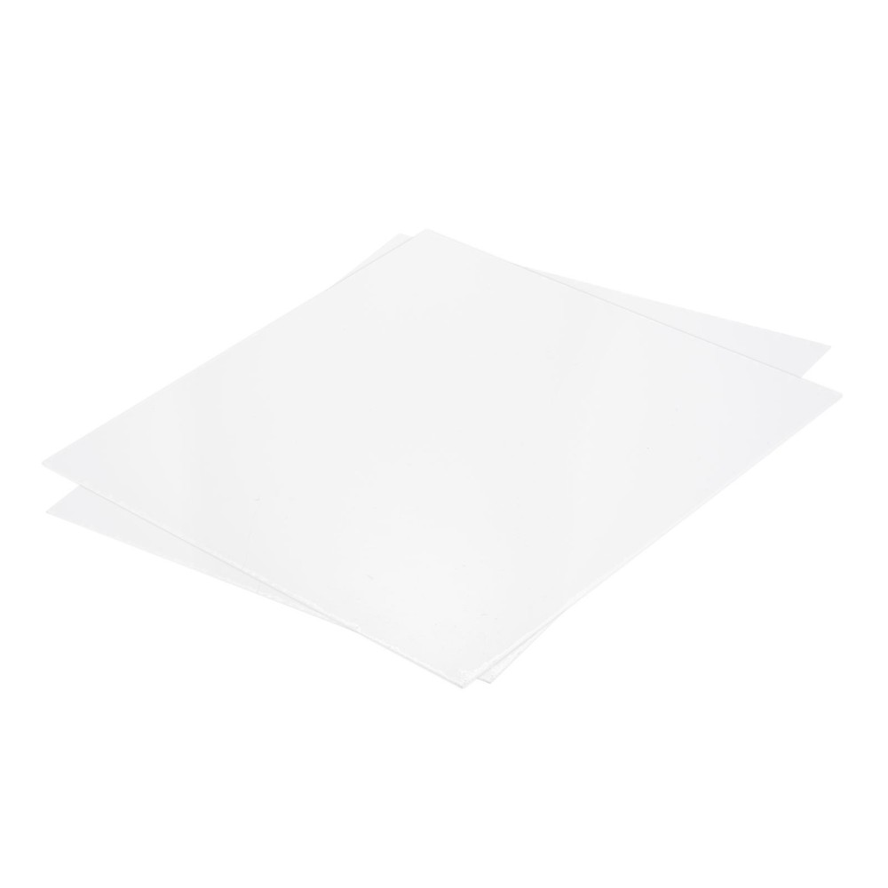 ABS Plastic Sheet 12 " x 12 " x 0.04 " ABS Styrene Sheets White 2 Pcs
