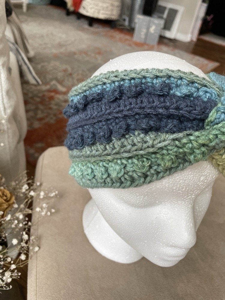 Crocheted Ear Warmers, Handmade